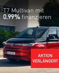 VERLÄNGERT: 0,99 % Finanzierung für den T7 Multivan