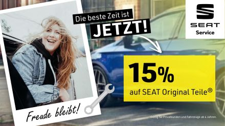 15 % auf SEAT Service & Reparatur 