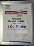 Internet Sales Award 2016