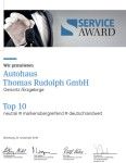 Top Ten beim Service Award